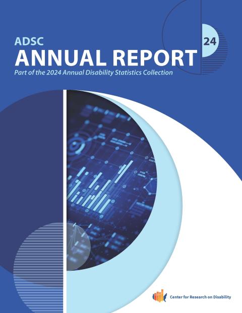 display image for the Annual Report from the 2024 Annual Disability Statistics Collection